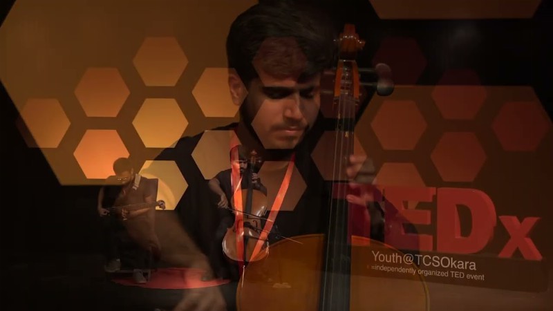 image 0 Cello Performance : Fahad Ali - Performer : Tedxyouth@tcsokara
