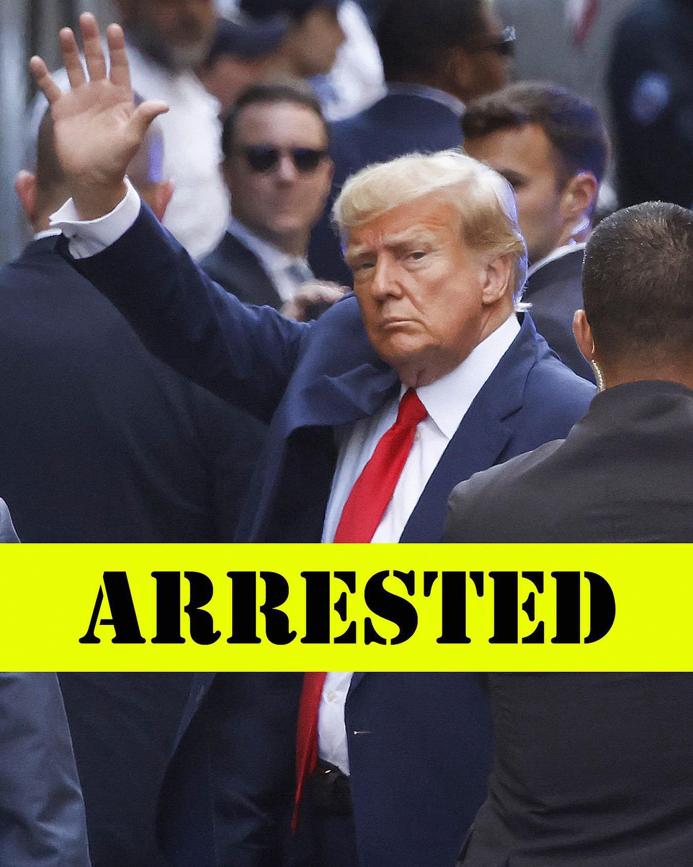 Donald Trump is officially under arrest, making him the first former president to be charged with a