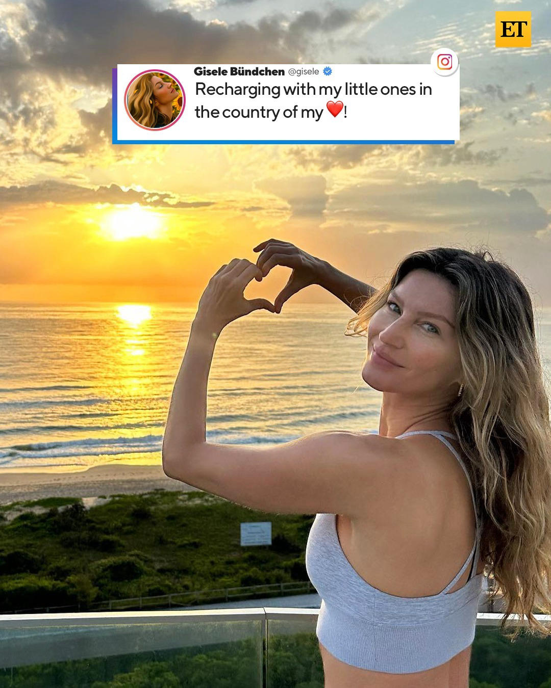 image  1 Entertainment Tonight - Gisele Bündchen is taking time to center herself