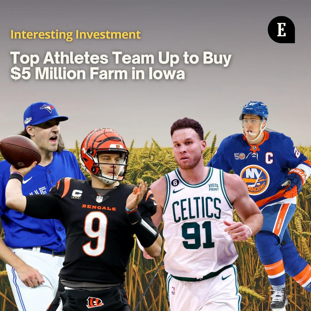 image  1 Entrepreneur - This farm is acquiring quite a roster of athlete-turned-entrepreneur investors