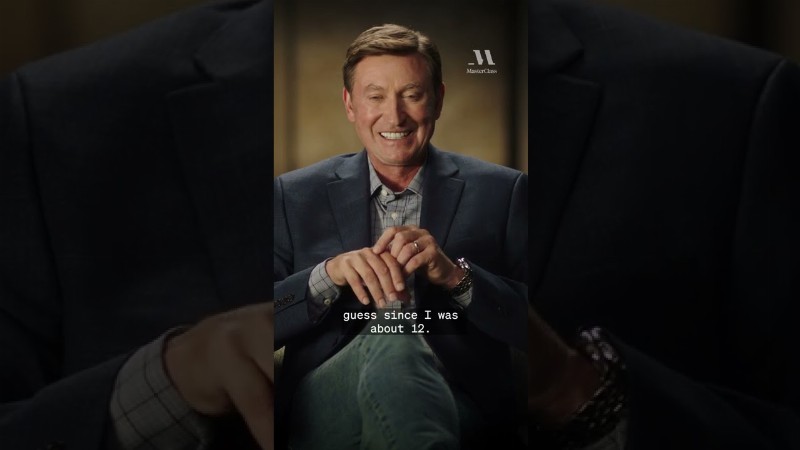 Storytime: Wayne Gretzky Reveals The Origin Story Of His Iconic Quote.