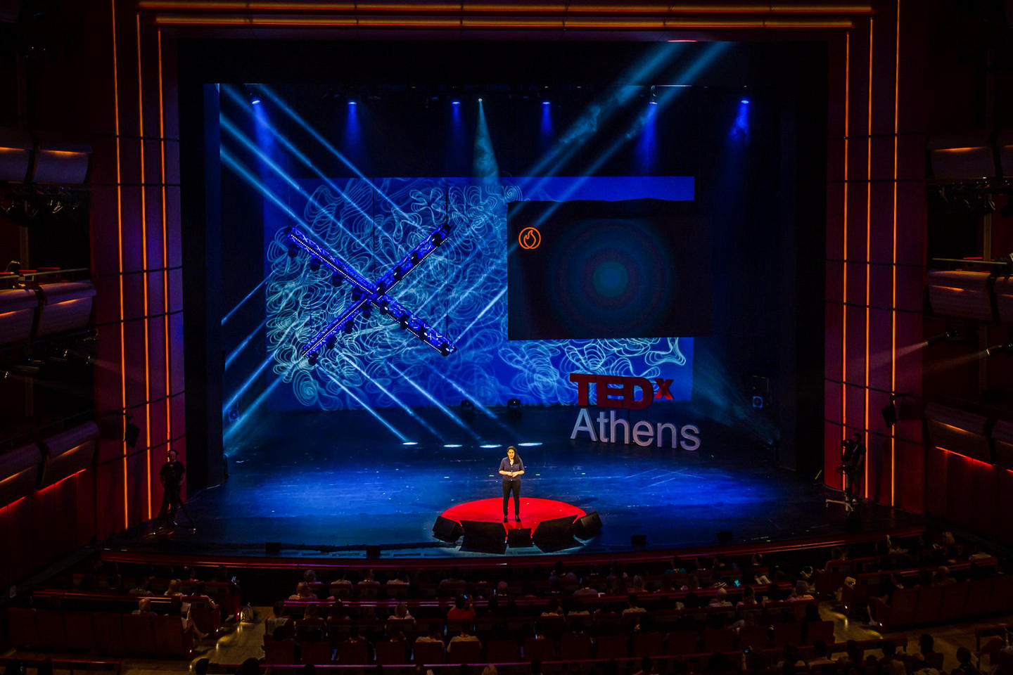 image  1 TEDx - #tedxathens 2019 in Athens, Greece, tests just how many Xs one TEDx stage can include