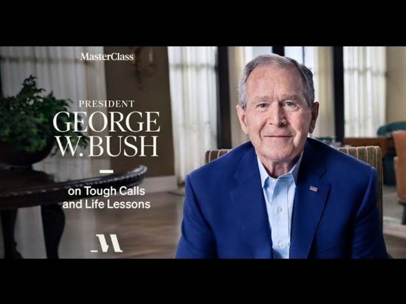 image 0 Tough Calls And Life Lessons I President George W. Bush I Masterclass